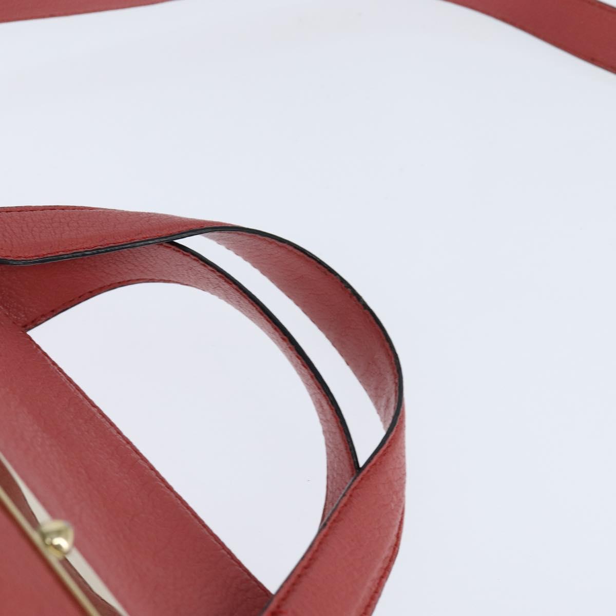 Chloe Bridget Hand Bag Leather 2way Pink Gold Auth BA7368