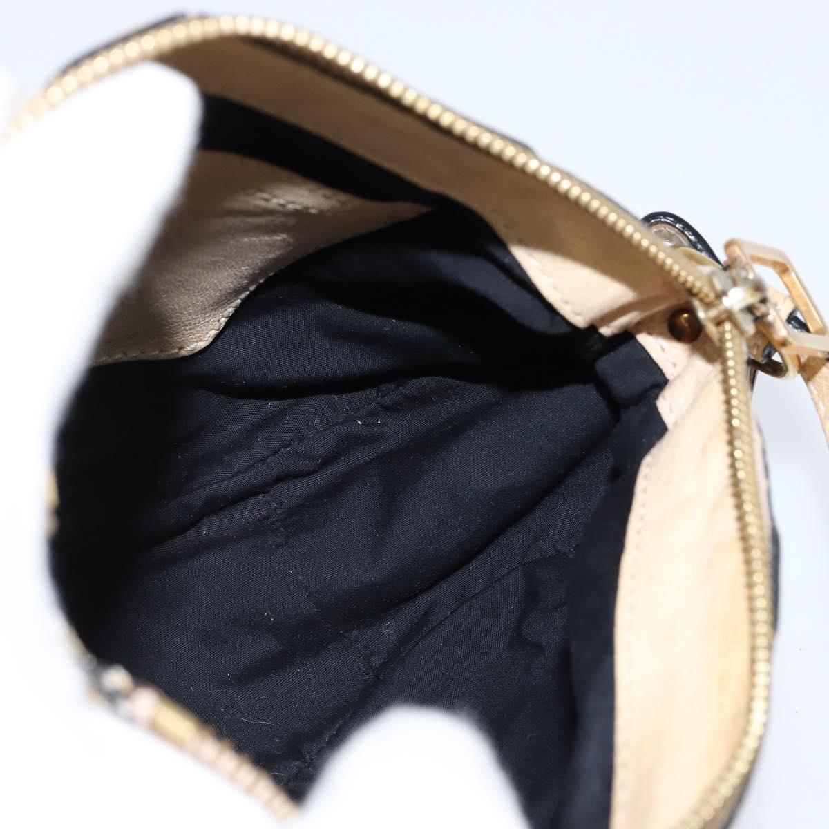 Chloe Hand Bag Leather 2way Beige Gold Auth BA7370