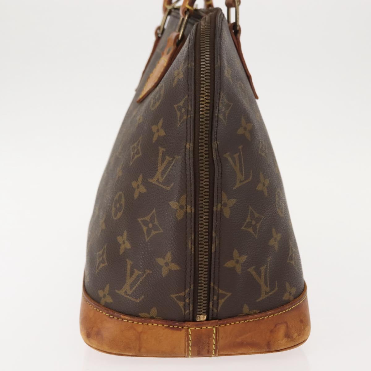 LOUIS VUITTON Monogram Alma Hand Bag M51130 LV Auth BA7387