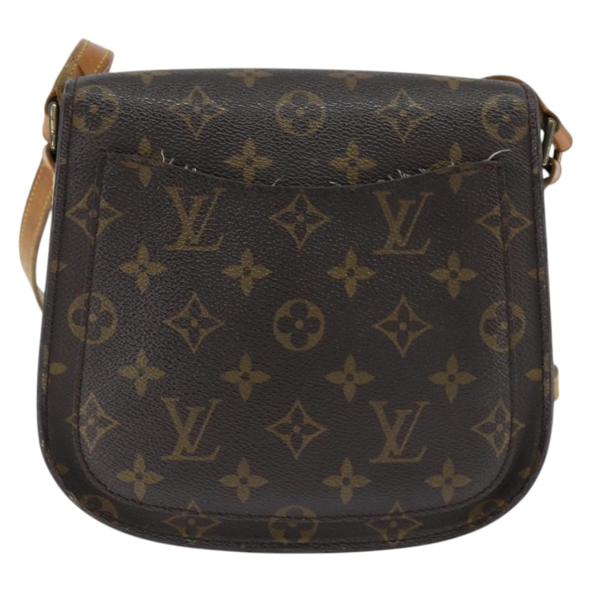 LOUIS VUITTON Monogram Saint Cloud MM Shoulder Bag M51243 LV Auth BA7389