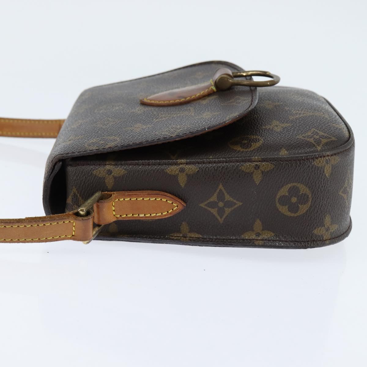 LOUIS VUITTON Monogram Saint Cloud MM Shoulder Bag M51243 LV Auth BA7389