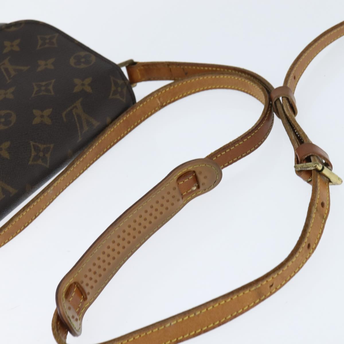 LOUIS VUITTON Monogram Saint Cloud MM Shoulder Bag M51243 LV Auth BA7389