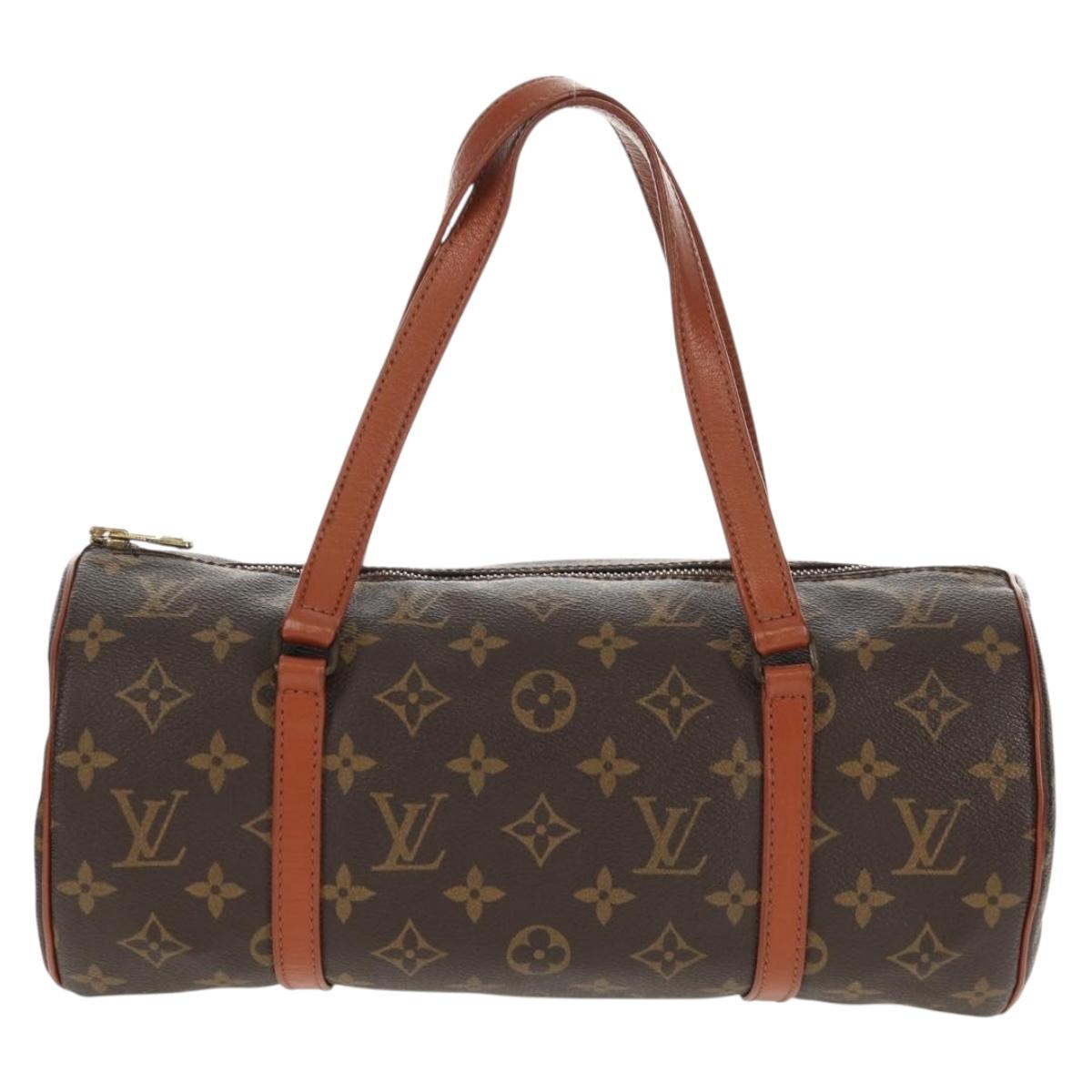 LOUIS VUITTON Monogram Papillon 30 Hand Bag M51385 LV Auth BA7399A