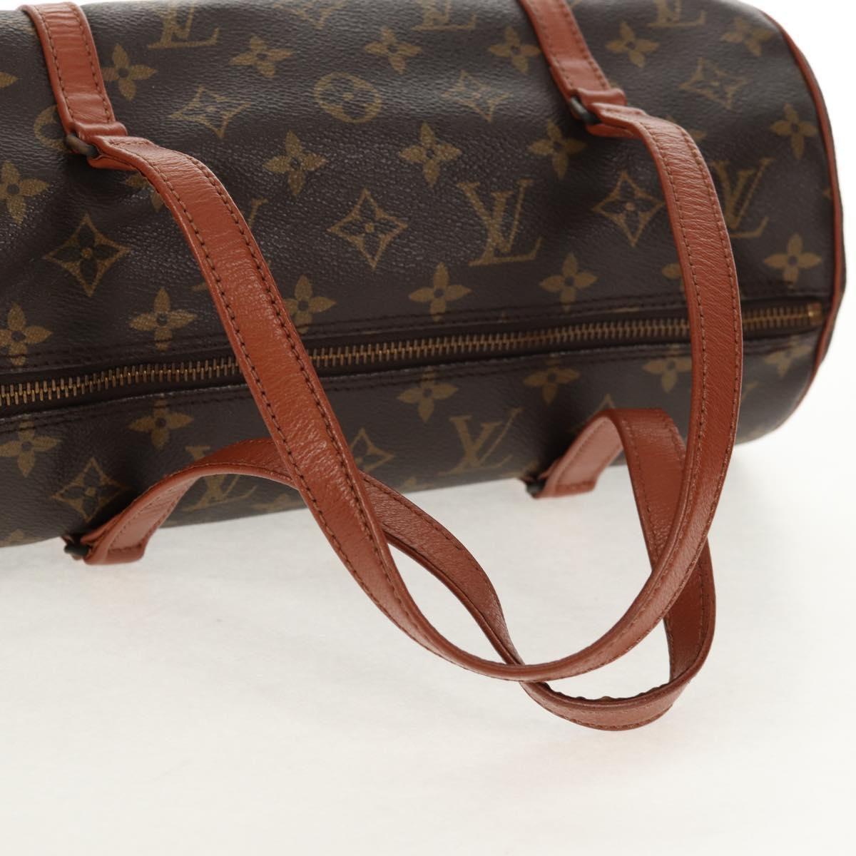 LOUIS VUITTON Monogram Papillon 30 Hand Bag M51385 LV Auth BA7399A
