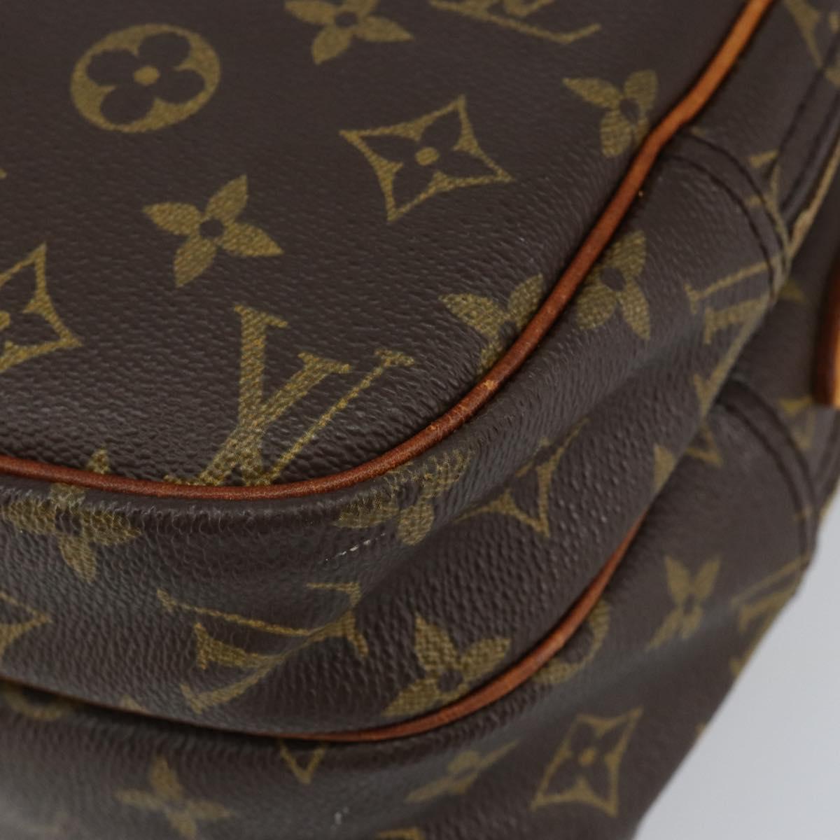 LOUIS VUITTON Monogram Reporter PM Shoulder Bag M45254 LV Auth BA7406