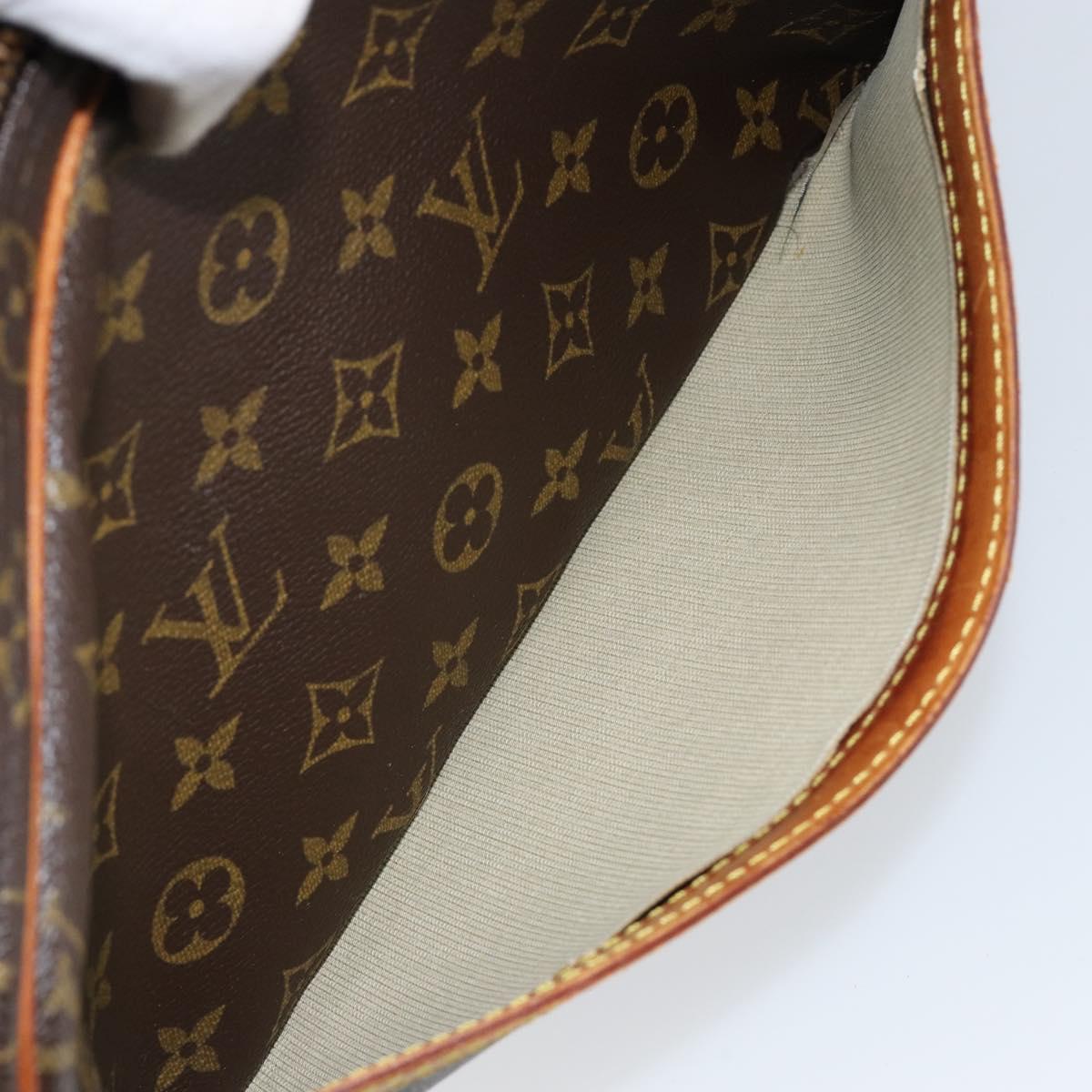 LOUIS VUITTON Monogram Reporter PM Shoulder Bag M45254 LV Auth BA7406
