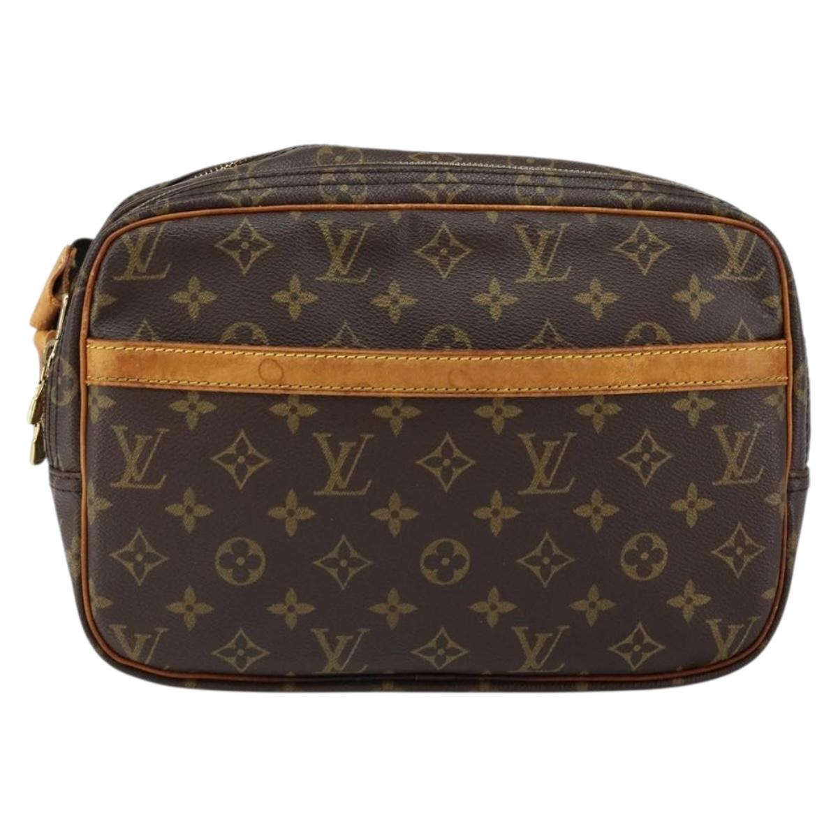 LOUIS VUITTON Monogram Reporter PM Shoulder Bag M45254 LV Auth BA7406