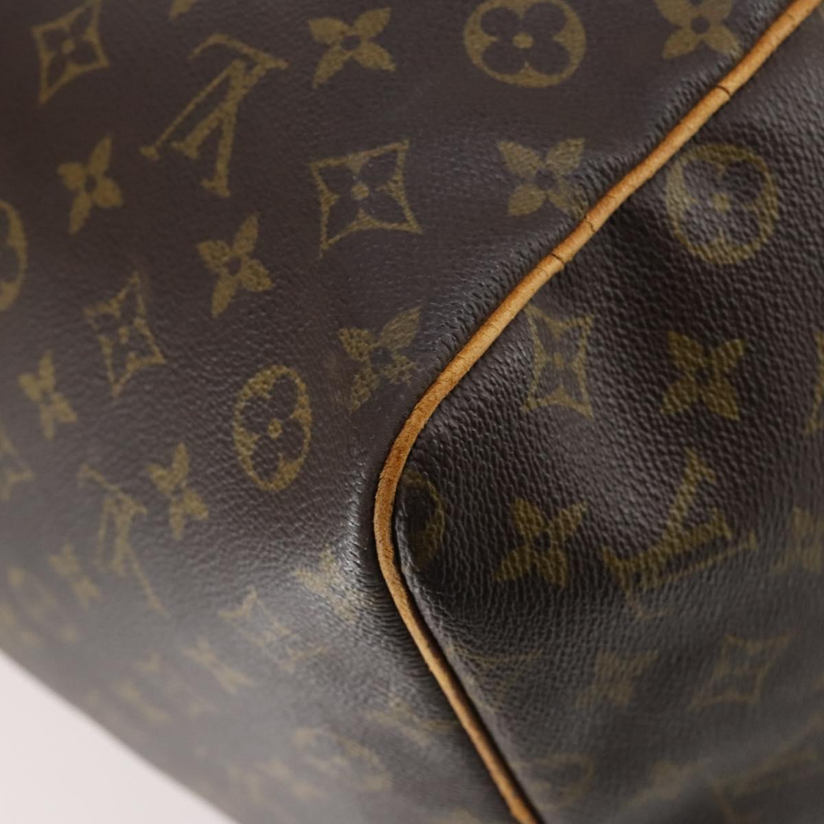 LOUIS VUITTON Monogram Keepall 60 Boston Bag M41422 LV Auth BA7410