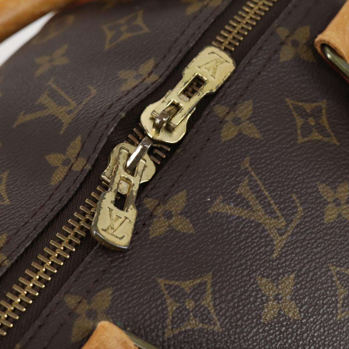 LOUIS VUITTON Monogram Keepall 60 Boston Bag M41422 LV Auth BA7410