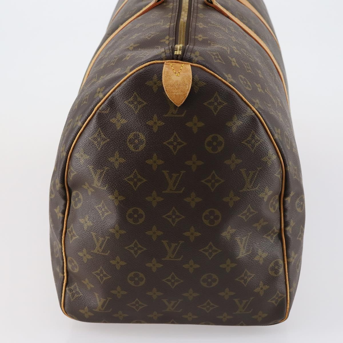 LOUIS VUITTON Monogram Keepall 60 Boston Bag M41422 LV Auth BA7410