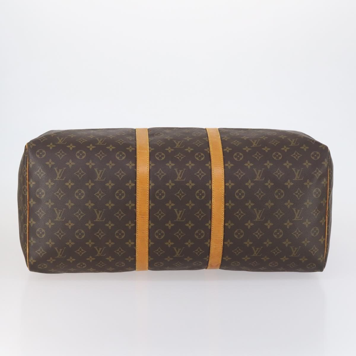 LOUIS VUITTON Monogram Keepall 60 Boston Bag M41422 LV Auth BA7410