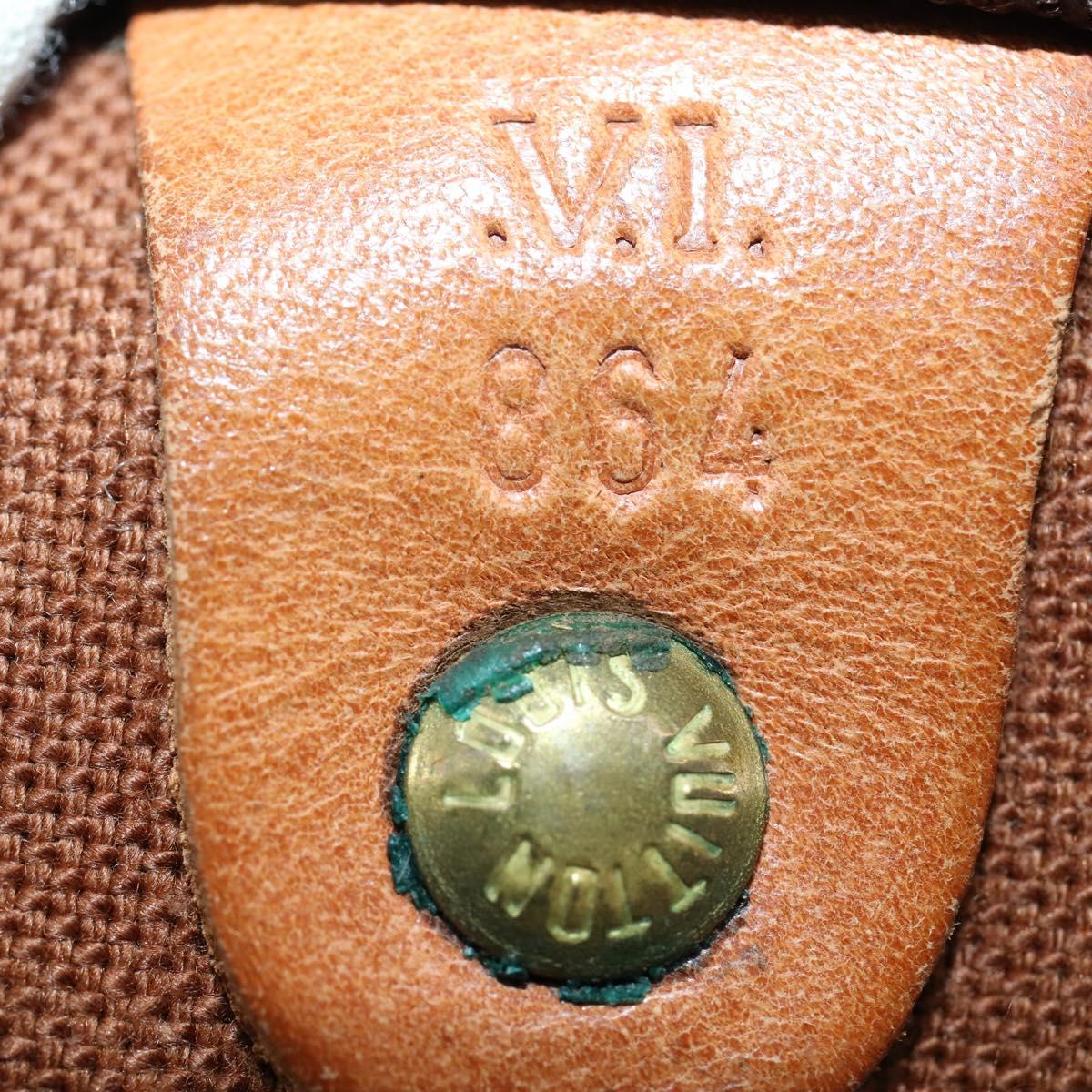 LOUIS VUITTON Monogram Keepall Bandouliere 50 Boston Bag M41416 LV Auth BA7413