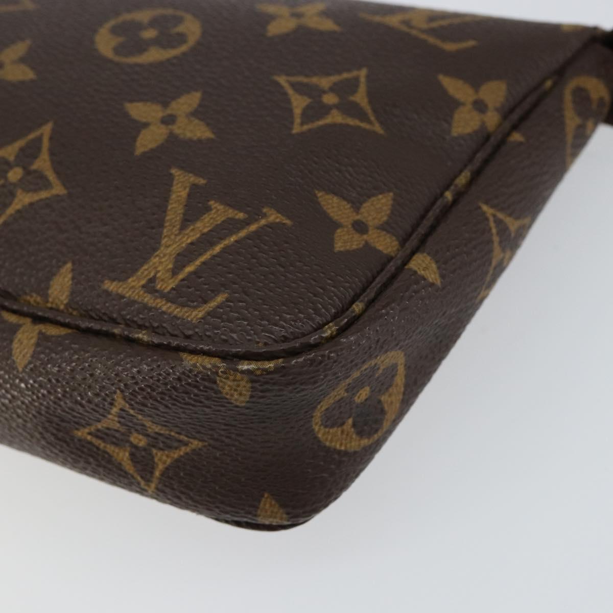 LOUIS VUITTON Monogram Pochette Accessoires Pouch M51980 LV Auth BA7416