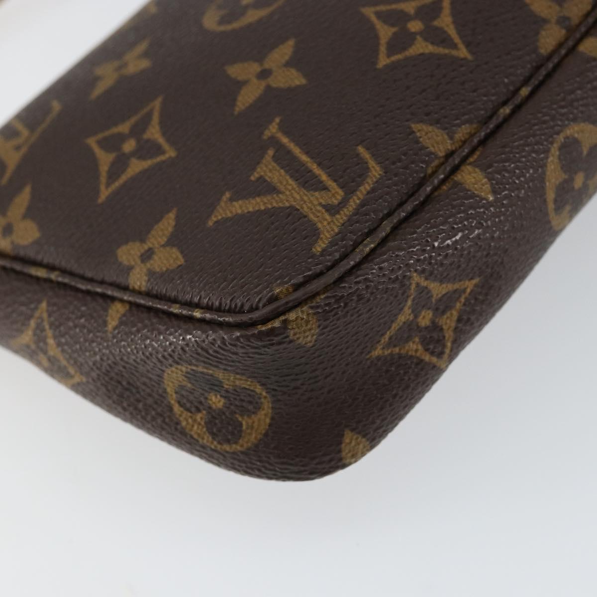 LOUIS VUITTON Monogram Pochette Accessoires Pouch M51980 LV Auth BA7416