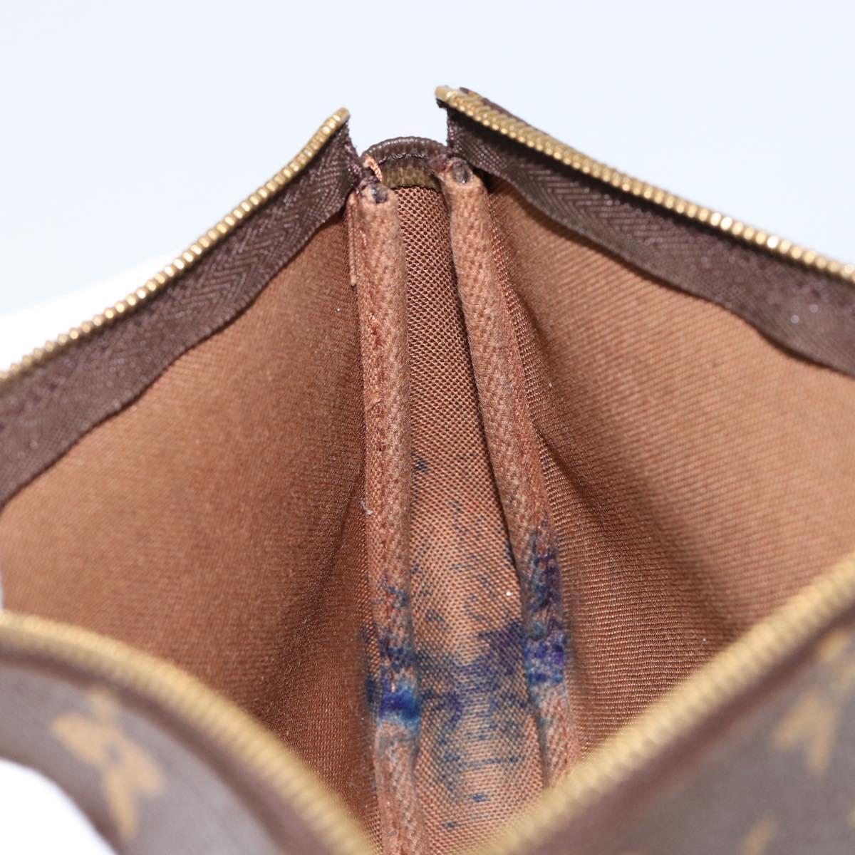 LOUIS VUITTON Monogram Pochette Accessoires Pouch M51980 LV Auth BA7416