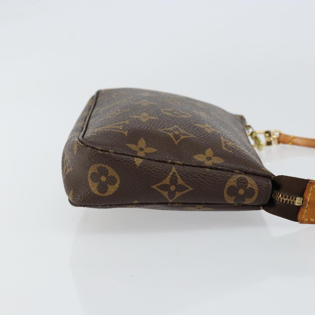 LOUIS VUITTON Monogram Pochette Accessoires Pouch M51980 LV Auth BA7416