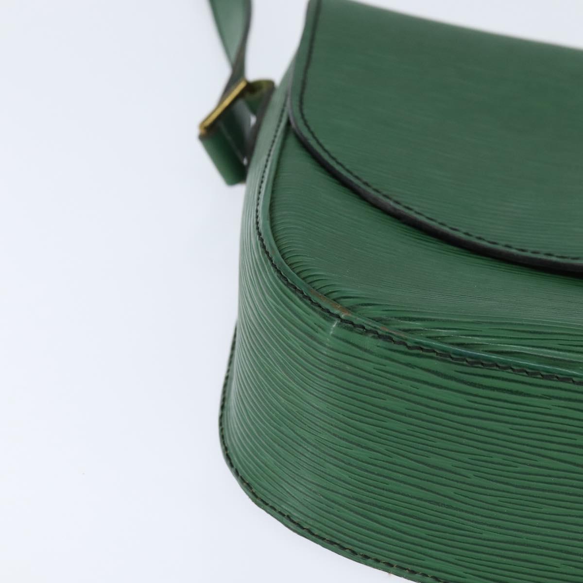 LOUIS VUITTON Epi Saint Cloud GM Shoulder Bag Green M52194 LV Auth BA7423