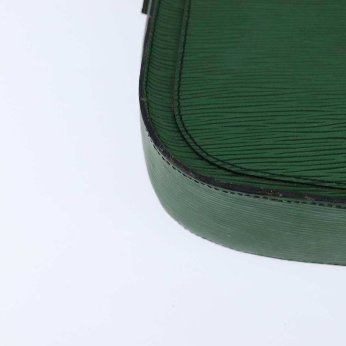LOUIS VUITTON Epi Saint Cloud GM Shoulder Bag Green M52194 LV Auth BA7423