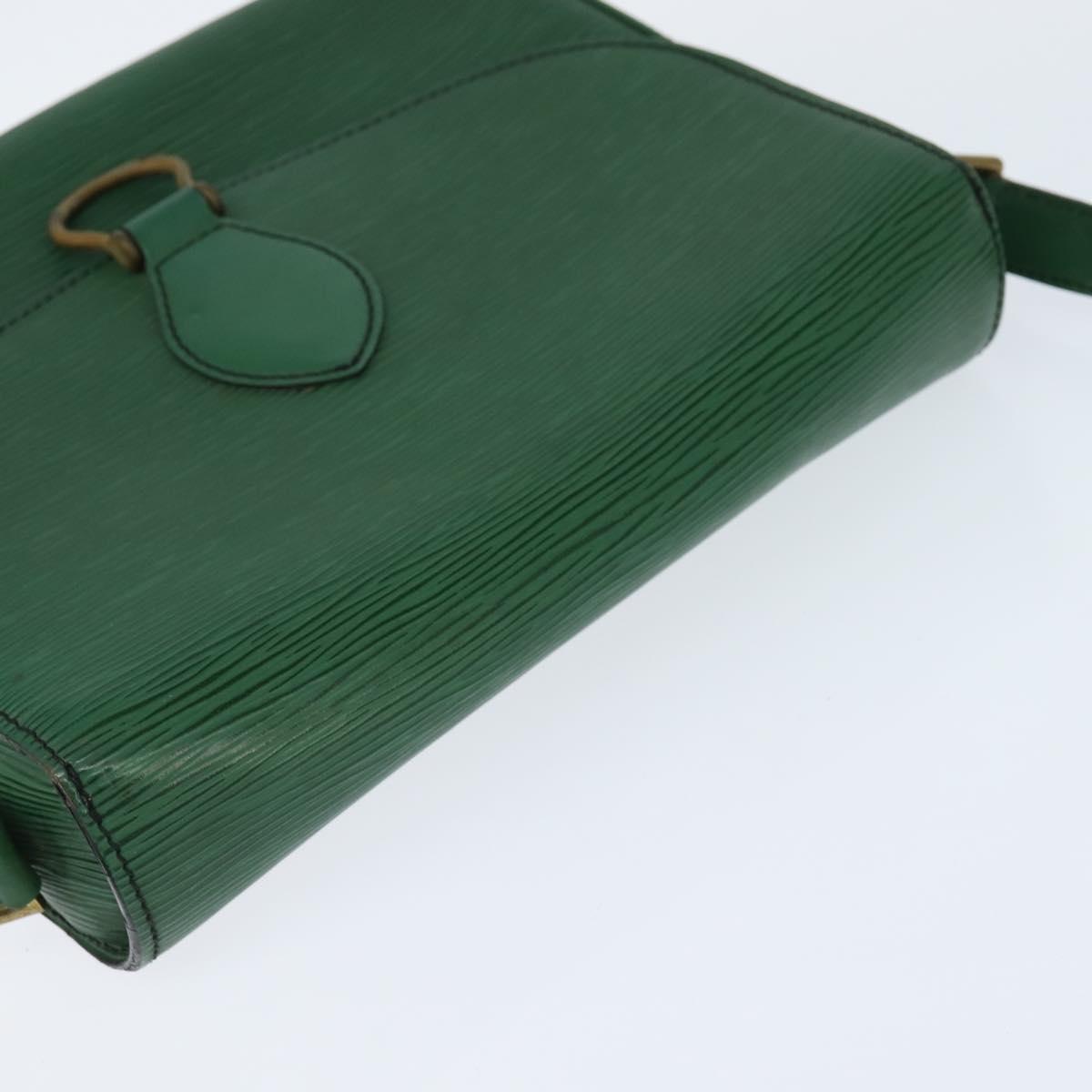 LOUIS VUITTON Epi Saint Cloud GM Shoulder Bag Green M52194 LV Auth BA7423