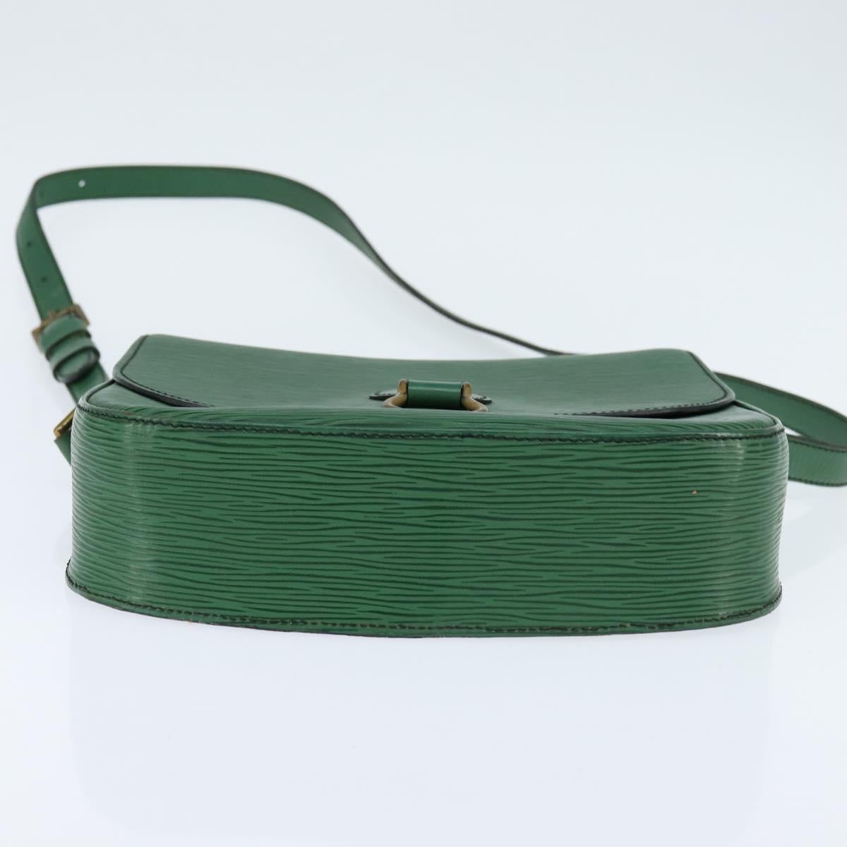 LOUIS VUITTON Epi Saint Cloud GM Shoulder Bag Green M52194 LV Auth BA7423