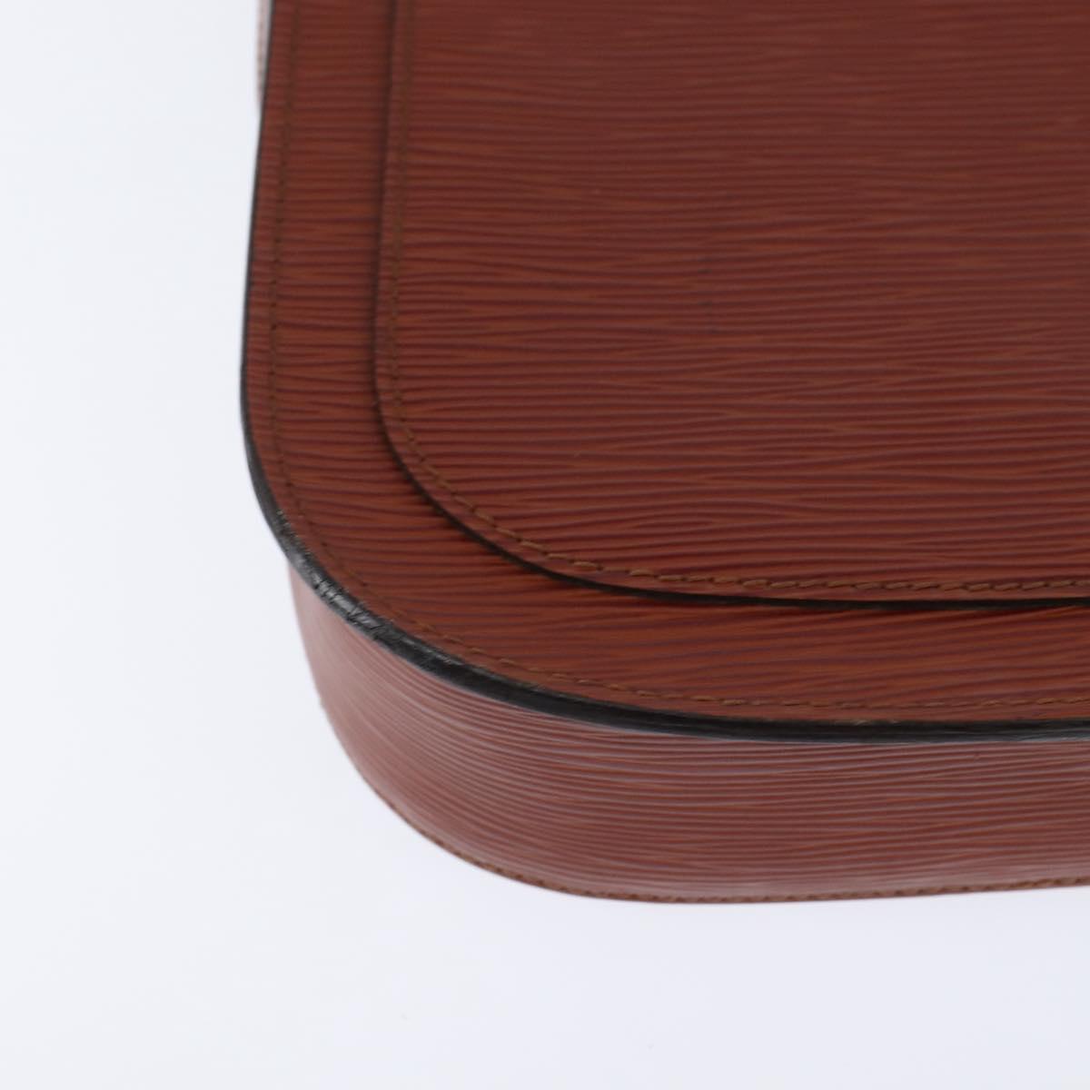 LOUIS VUITTON Epi Saint Cloud GM Shoulder Bag Brown M52193 LV Auth BA7424