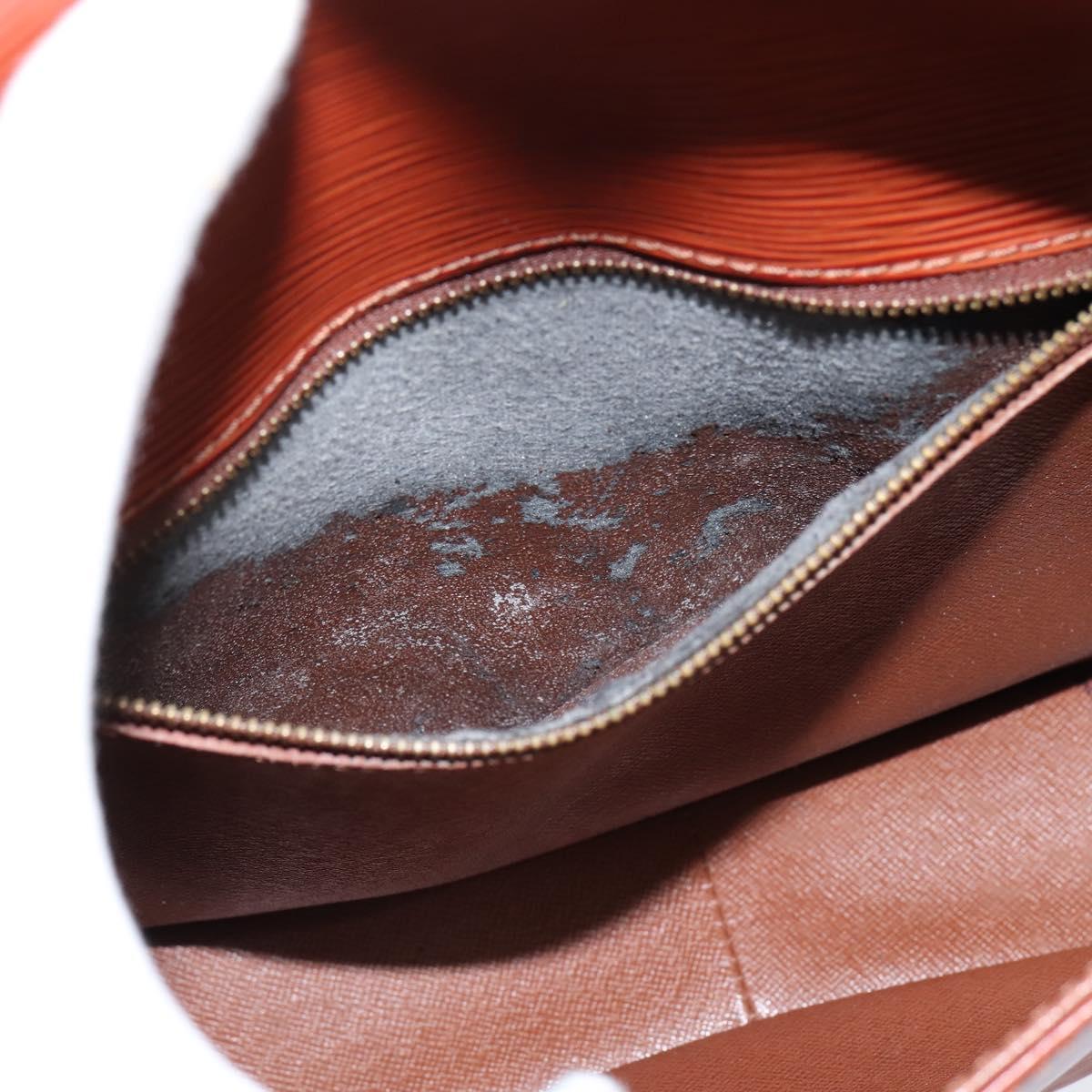 LOUIS VUITTON Epi Saint Cloud GM Shoulder Bag Brown M52193 LV Auth BA7424