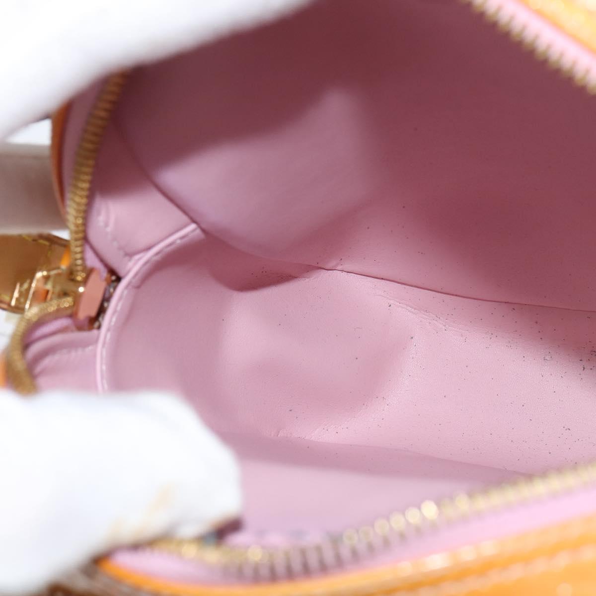 LOUIS VUITTON Monogram Vernis Wooster Bag Marshmallow Pink M91037 LV Auth BA7445