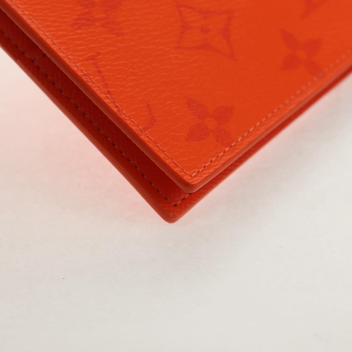 LOUIS VUITTON Tiger Lama Monogram Couverture Passpole NM R97917 Auth BA7451V
