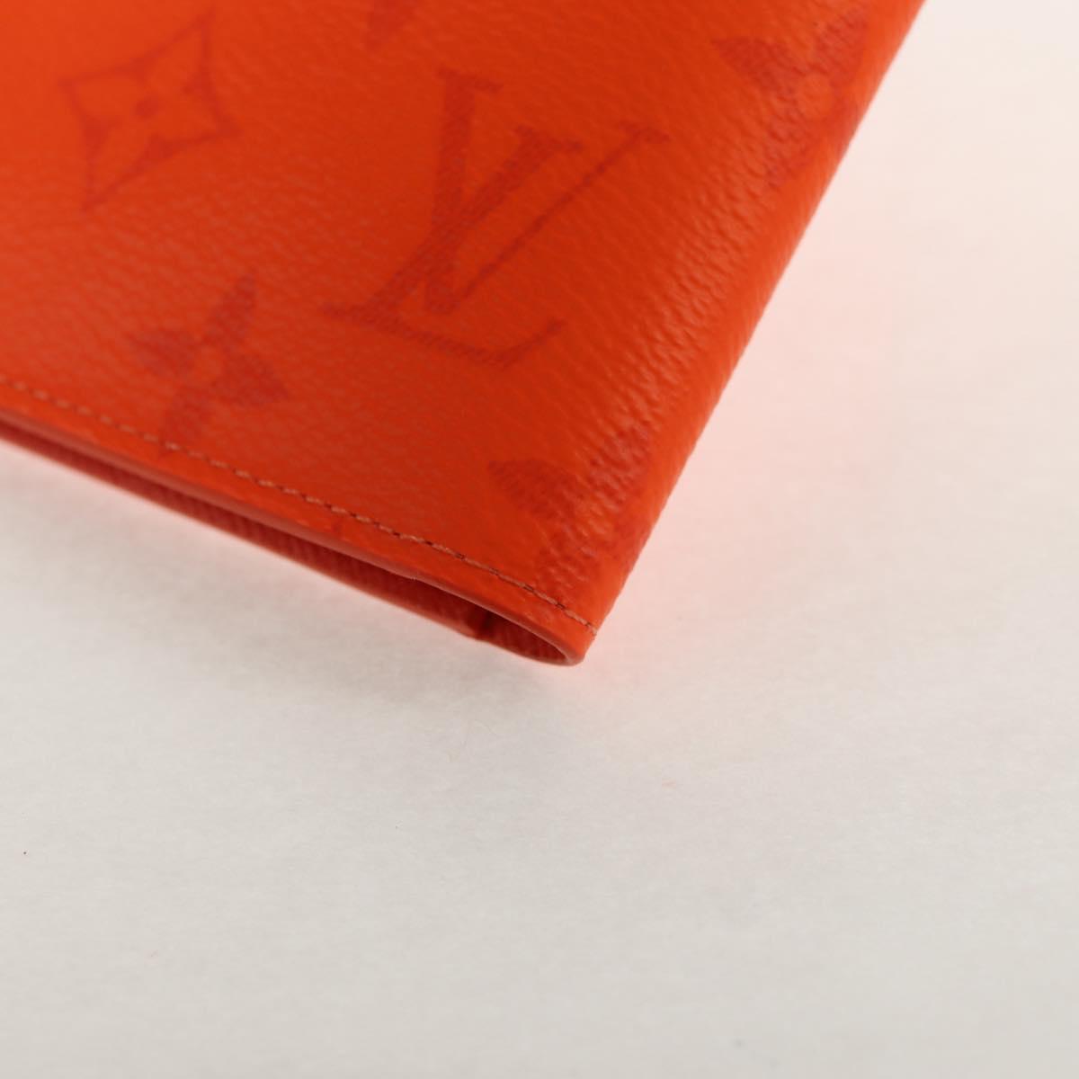 LOUIS VUITTON Tiger Lama Monogram Couverture Passpole NM R97917 Auth BA7451A