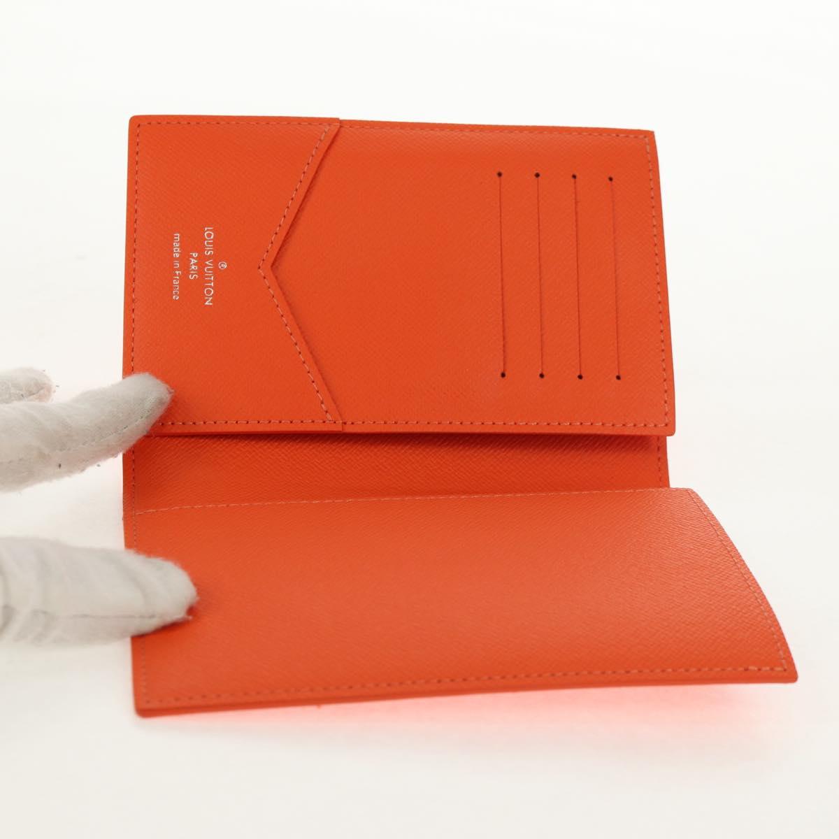 LOUIS VUITTON Tiger Lama Monogram Couverture Passpole NM R97917 Auth BA7451A