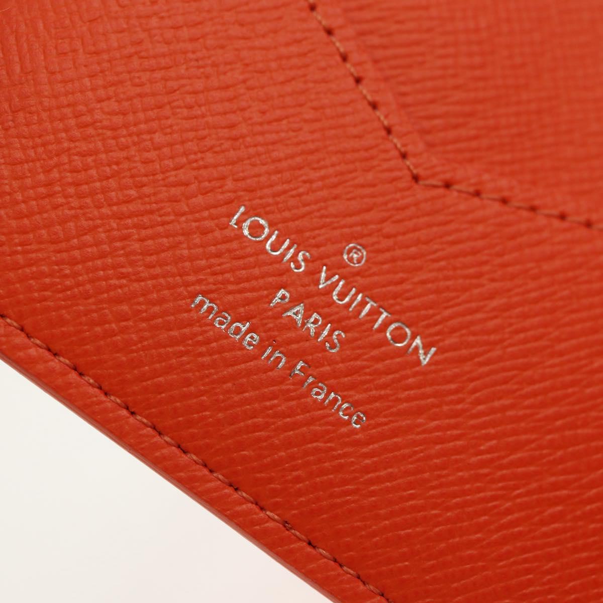 LOUIS VUITTON Tiger Lama Monogram Couverture Passpole NM R97917 Auth BA7451A