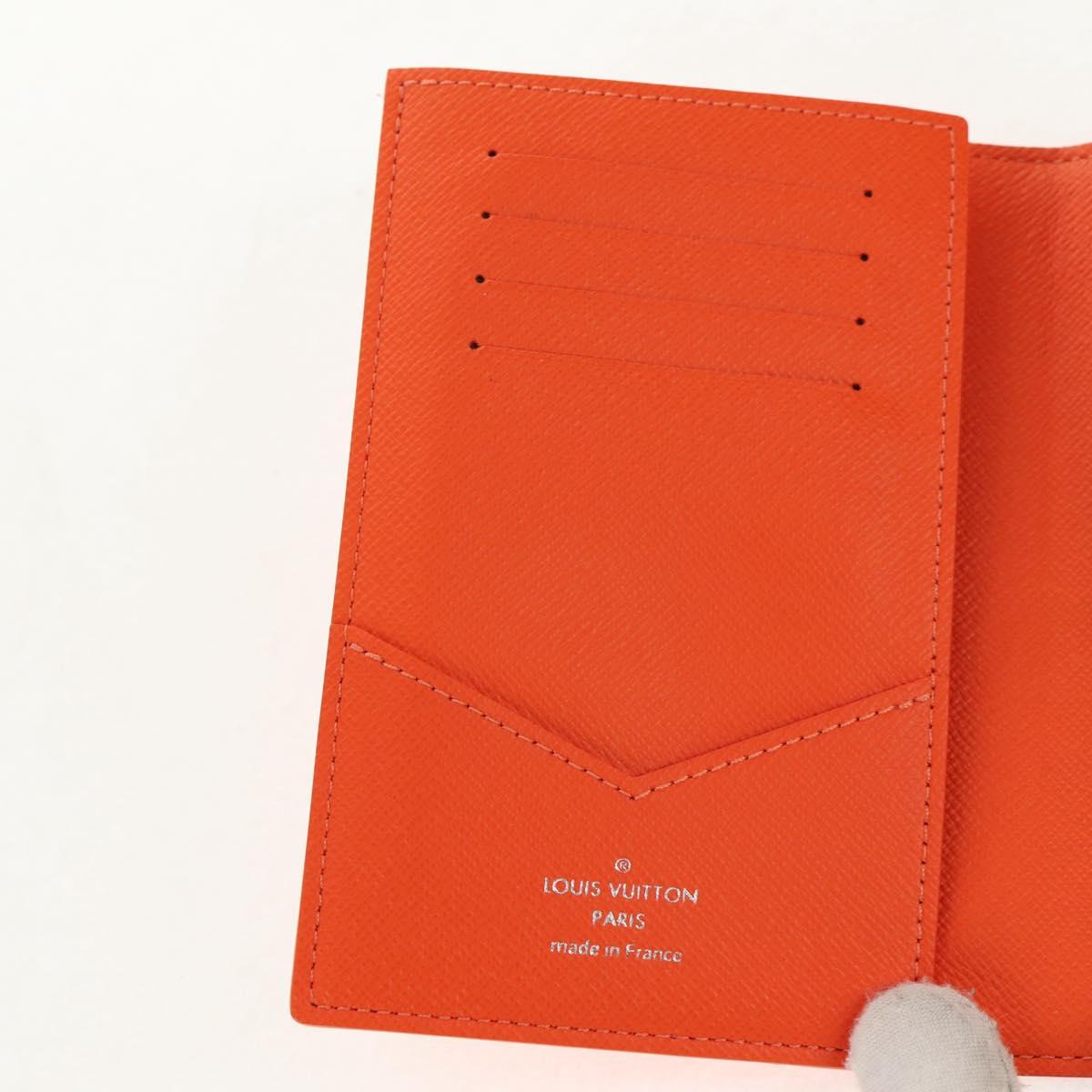 LOUIS VUITTON Tiger Lama Monogram Couverture Passpole NM R97917 Auth BA7451A