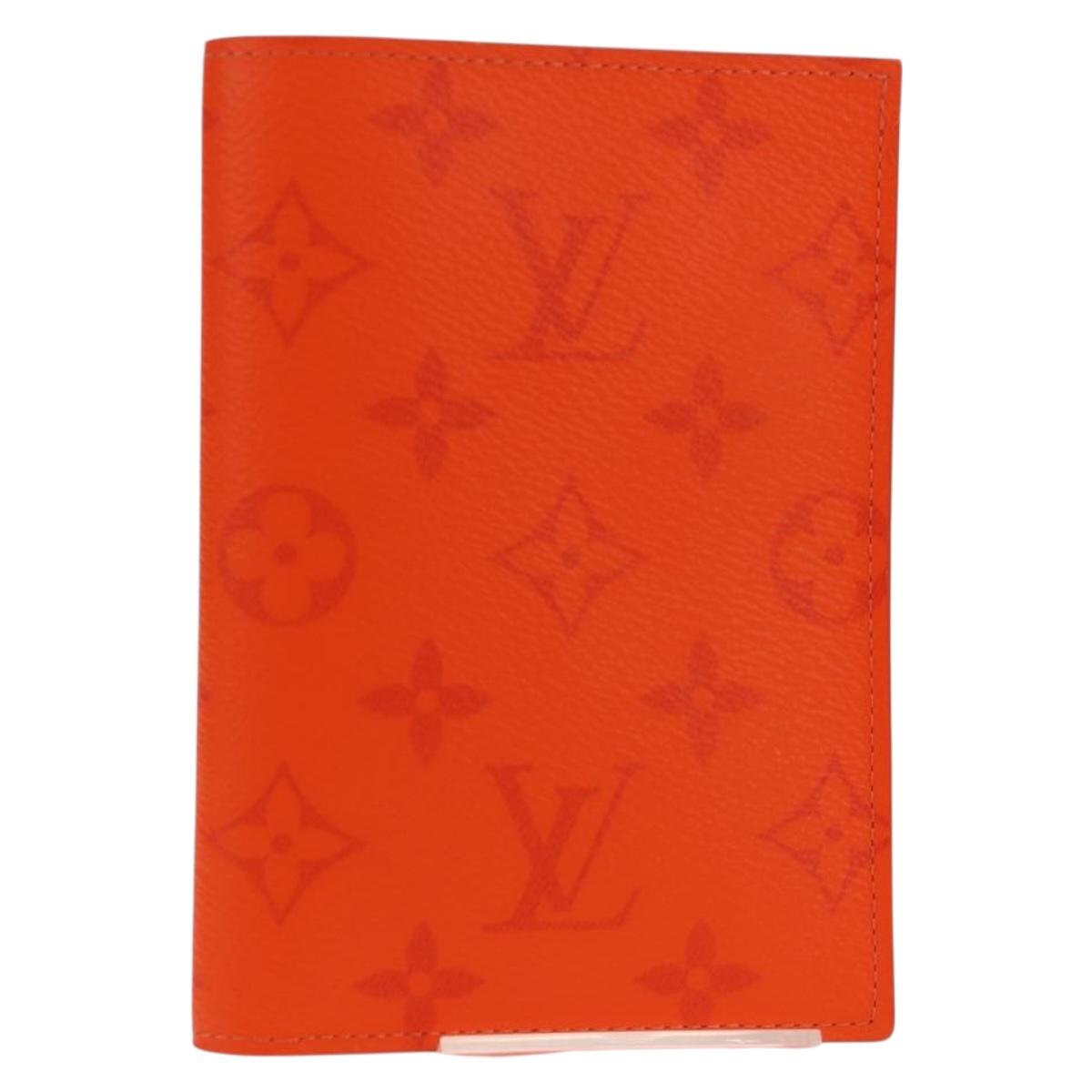 LOUIS VUITTON Tiger Lama Monogram Couverture Passpole NM R97917 Auth BA7451A