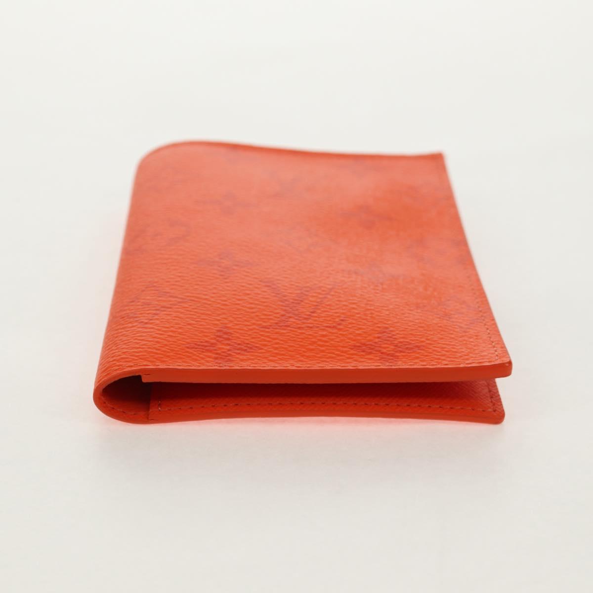 LOUIS VUITTON Tiger Lama Monogram Couverture Passpole NM R97917 Auth BA7451V