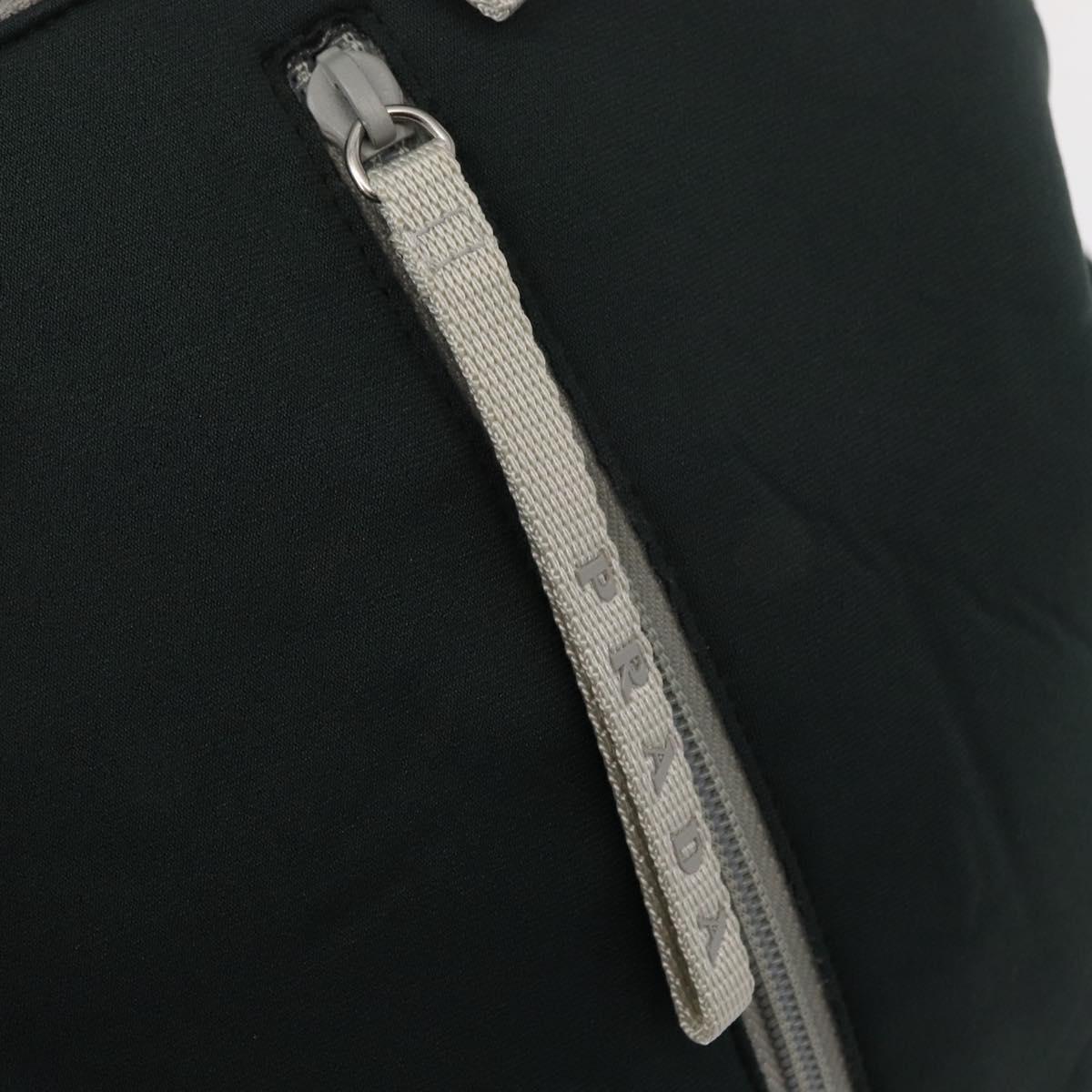 PRADA Sports Backpack Nylon Gray Auth BA7498