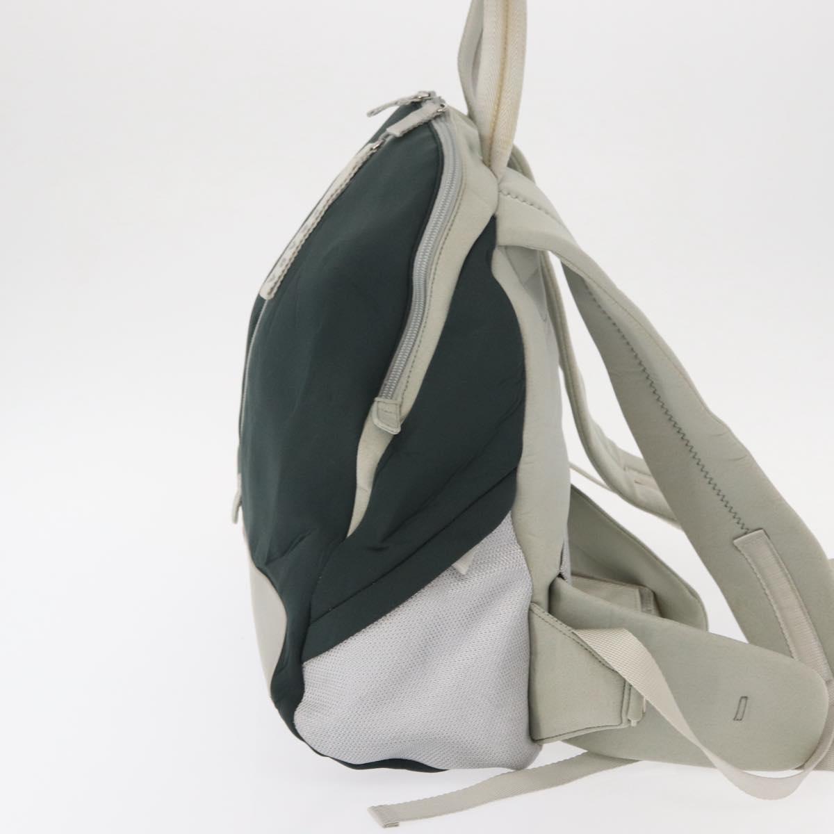 PRADA Sports Backpack Nylon Gray Auth BA7498