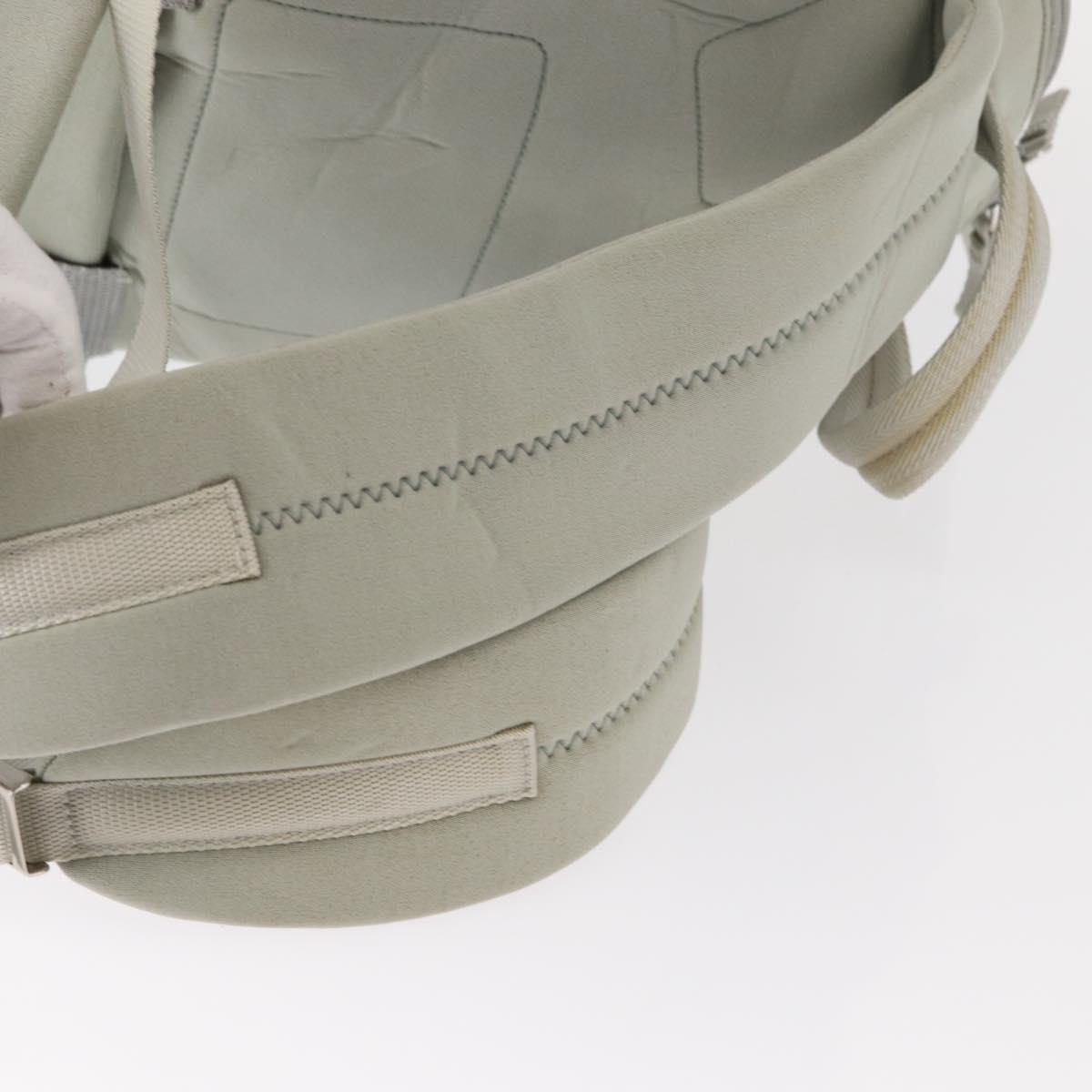 PRADA Sports Backpack Nylon Gray Auth BA7498