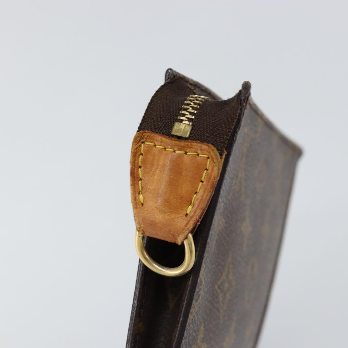 LOUIS VUITTON Monogram Bucket PM Accessory Pouch LV Auth BA7528