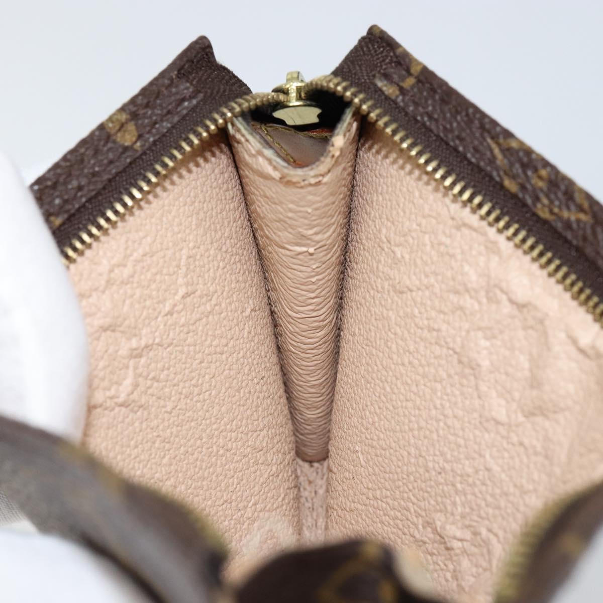 LOUIS VUITTON Monogram Bucket PM Accessory Pouch LV Auth BA7528