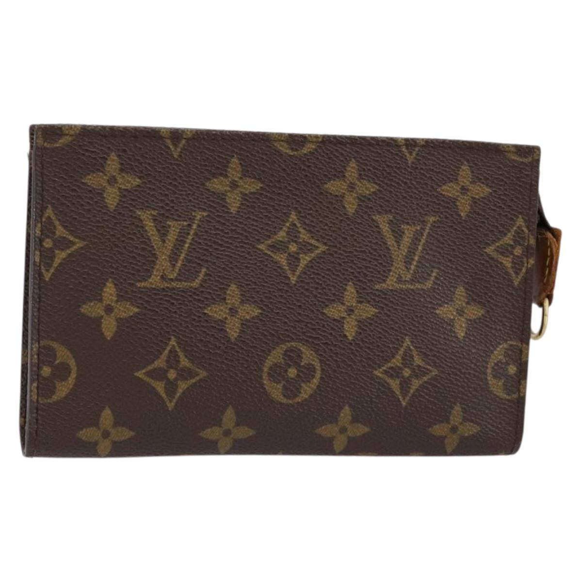 LOUIS VUITTON Monogram Bucket PM Accessory Pouch LV Auth BA7528