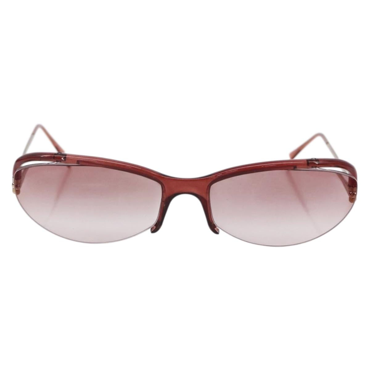 PRADA Sunglasses plastic Pink Auth BA7564