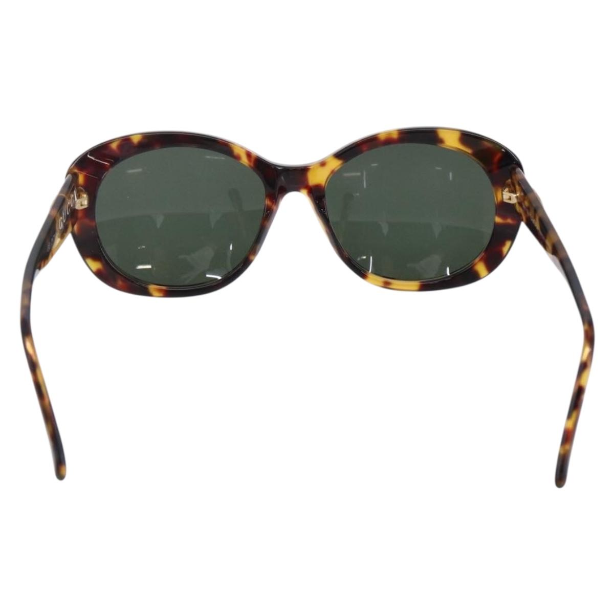 GUCCI Sunglasses plastic Brown Auth BA7565