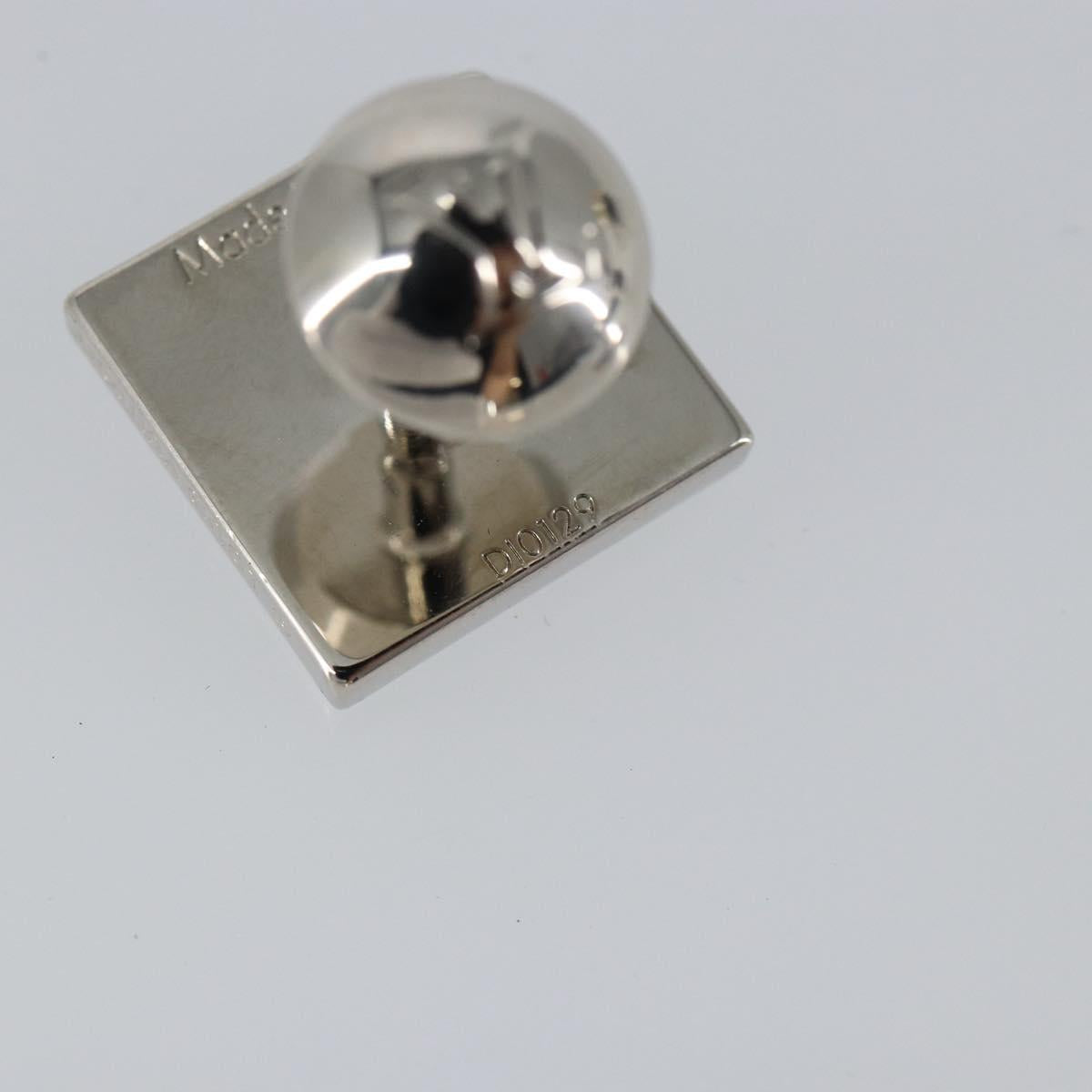 LOUIS VUITTON Bouton De Manchette Stratos Cuffs metal Silver M68252 Auth BA7567