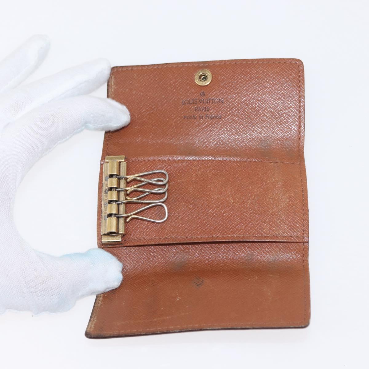 LOUIS VUITTON Monogram Pouch 2 Set LV Auth BA7575