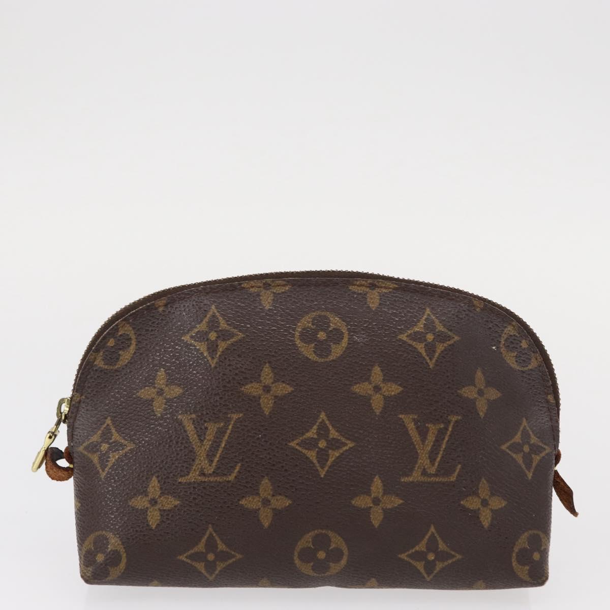 LOUIS VUITTON Monogram Pouch 2 Set LV Auth BA7575