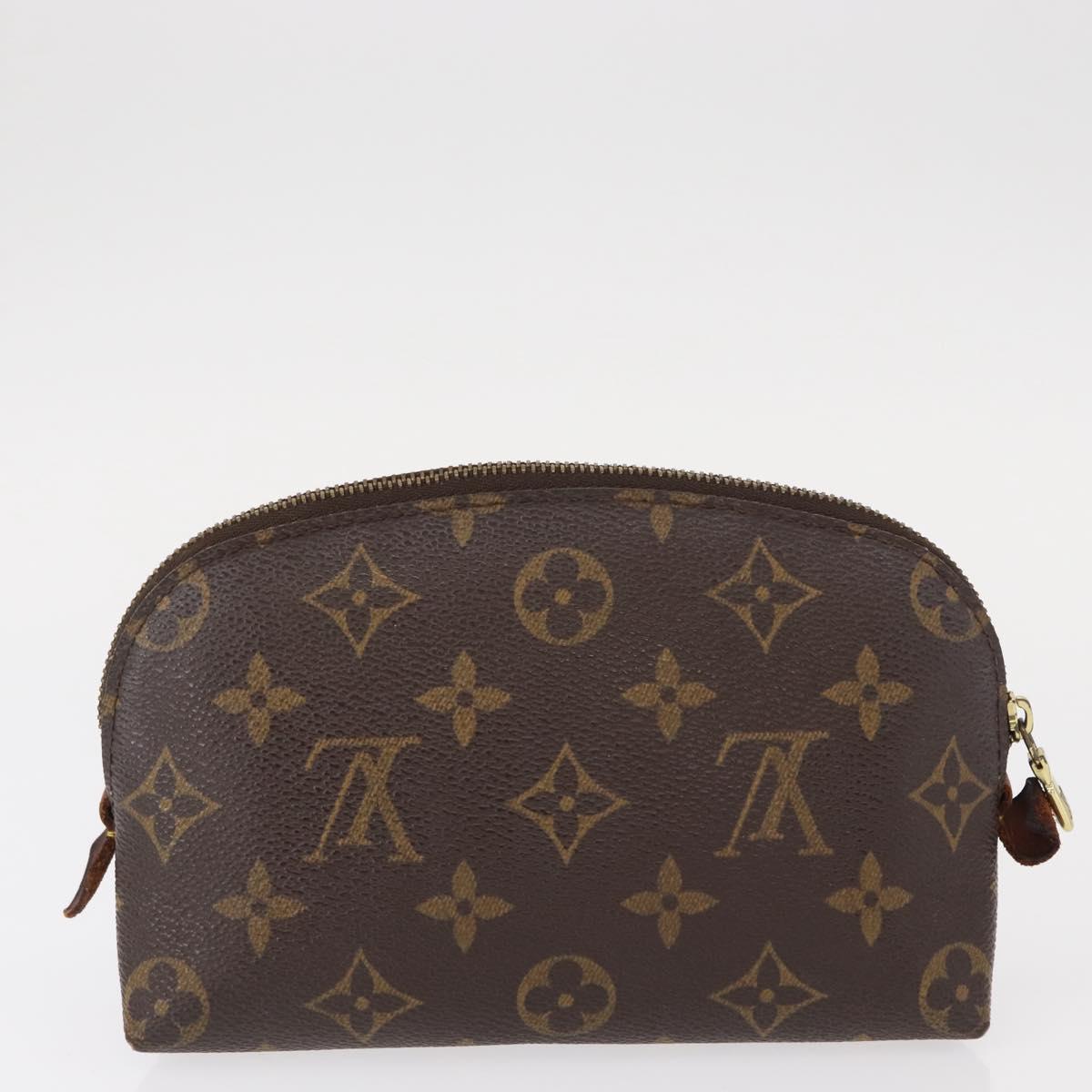 LOUIS VUITTON Monogram Pouch 2 Set LV Auth BA7575
