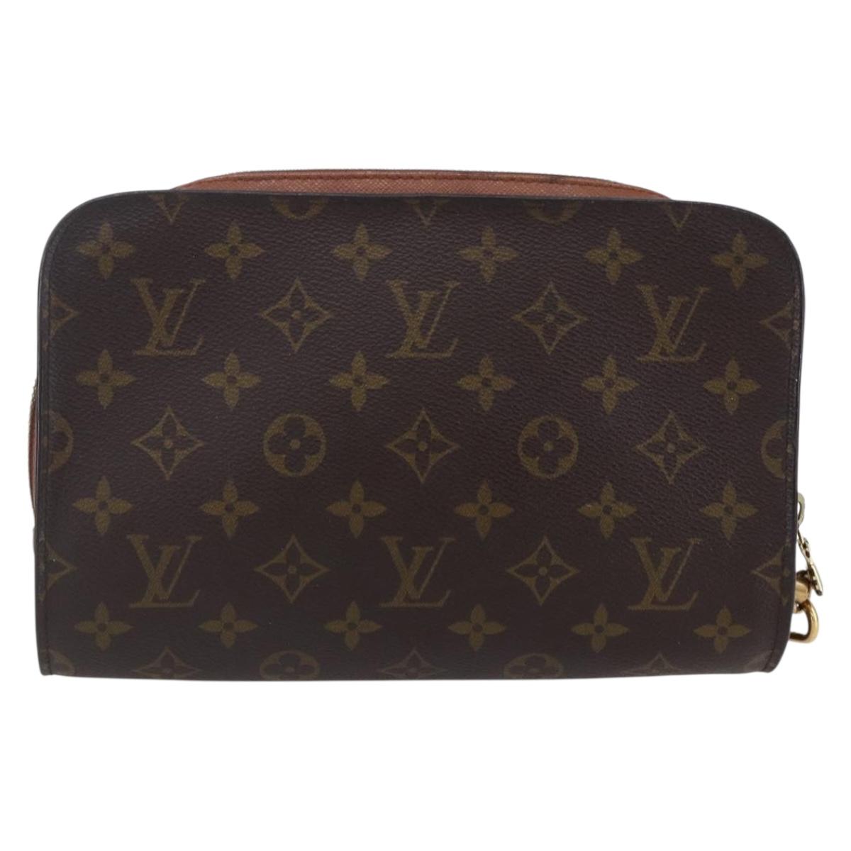 LOUIS VUITTON Monogram Orsay Clutch Bag M51790 LV Auth BA7576