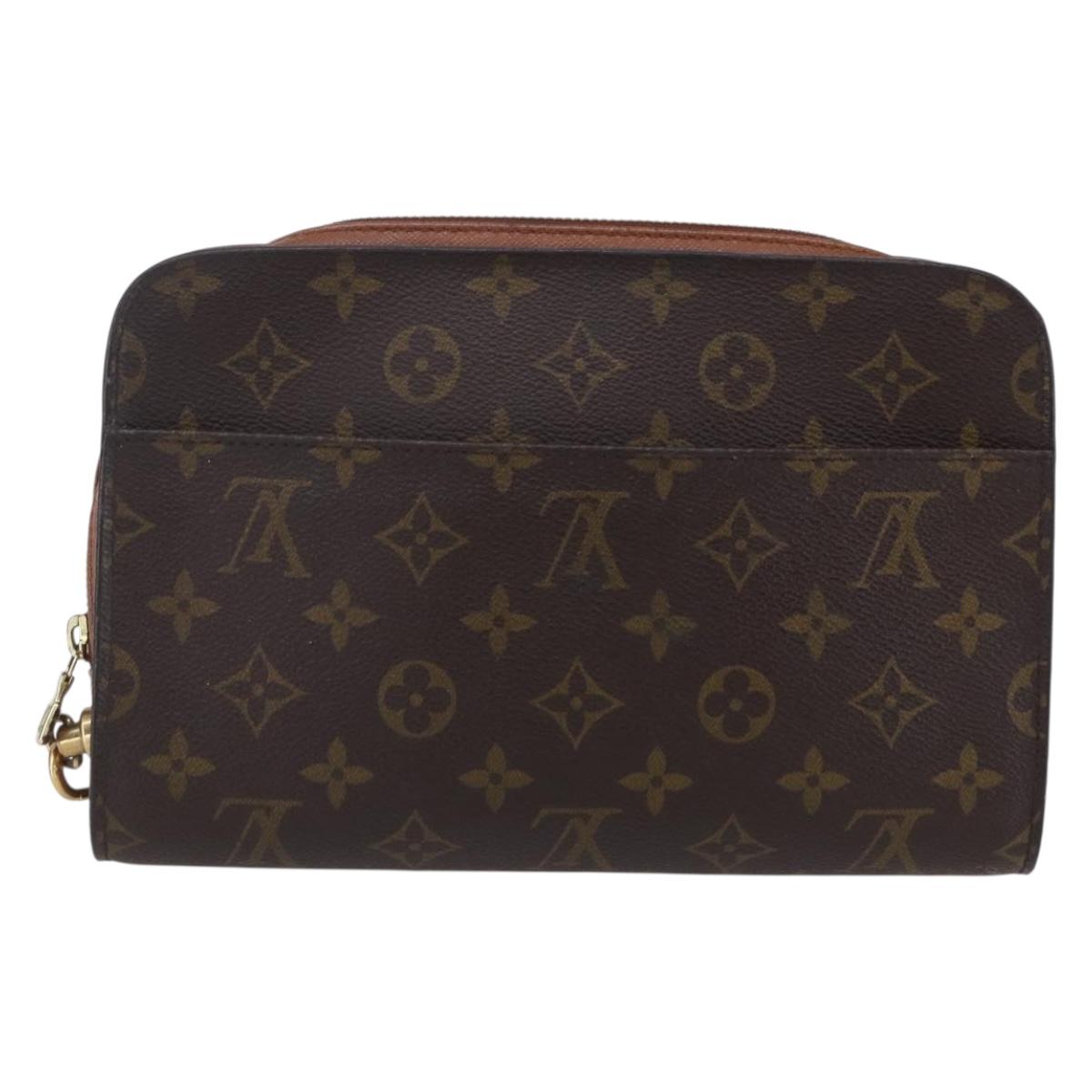 LOUIS VUITTON Monogram Orsay Clutch Bag M51790 LV Auth BA7576