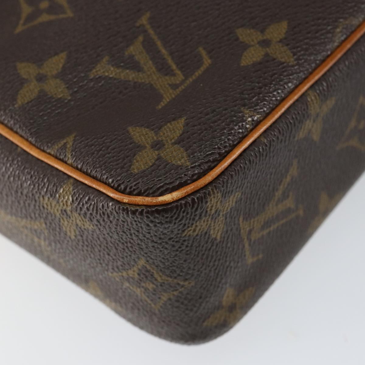 LOUIS VUITTON Monogram Compiegne 23 Clutch Bag M51847 LV Auth BA7578