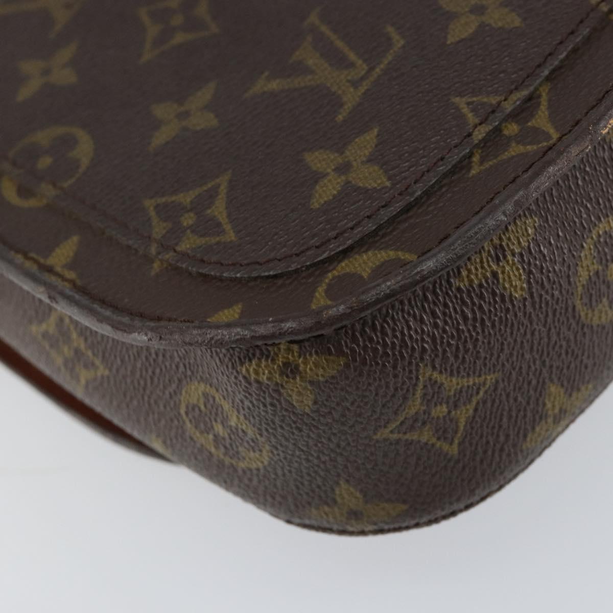 LOUIS VUITTON Monogram Saint Cloud MM Shoulder Bag M51243 LV Auth BA7579